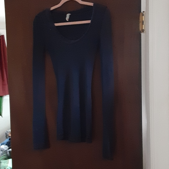 Free People Tops - Free People Moto Cuff Button Thermal